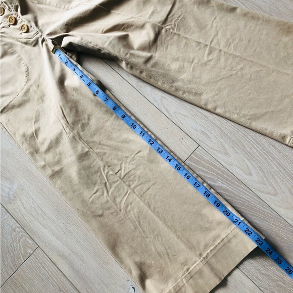 Vintage Theory Wide Leg Capris Pants in Beige - Picture 12 of 12